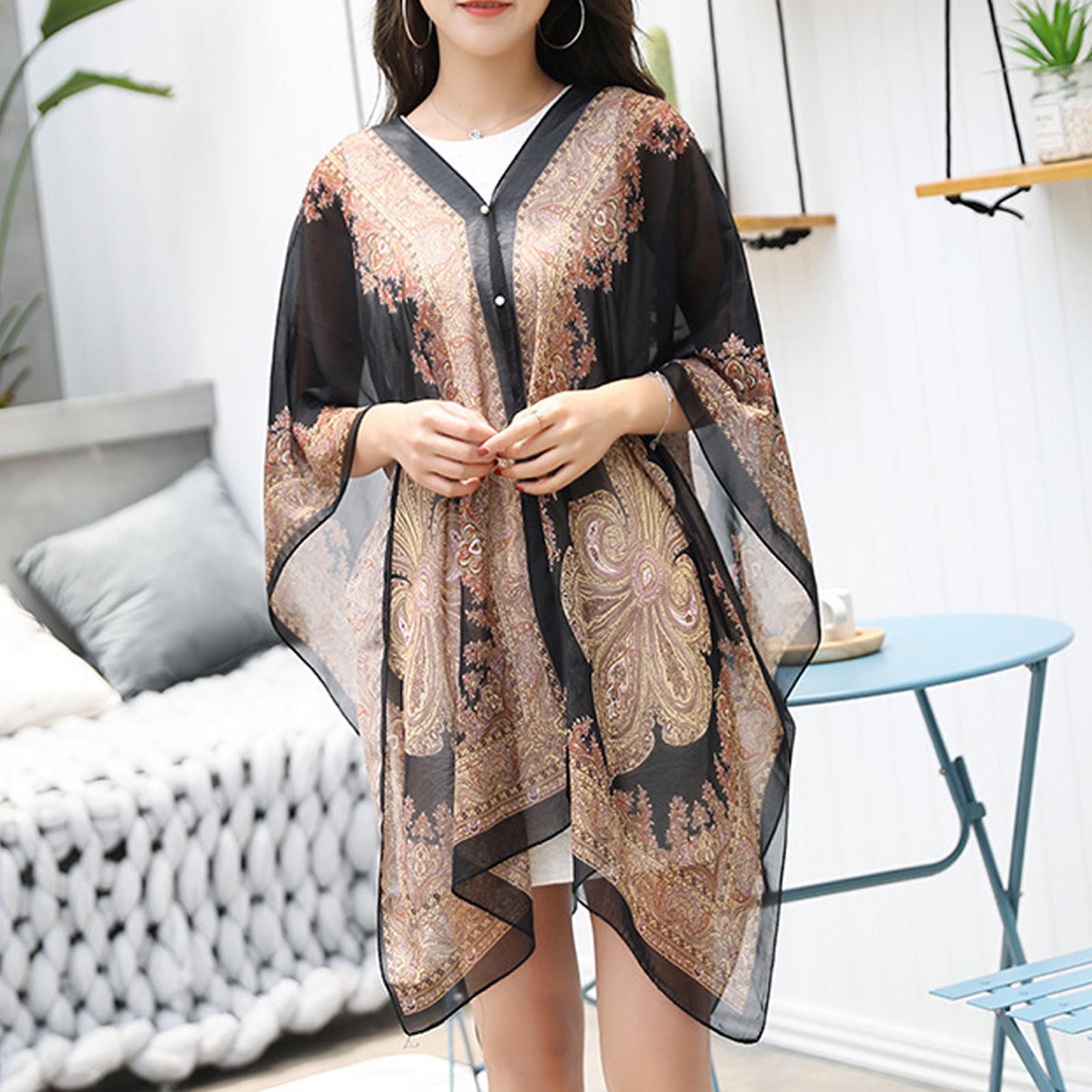 Beach Sunblock Shawl Summer Be - Women'S Fashion Essentials のレビューと価格