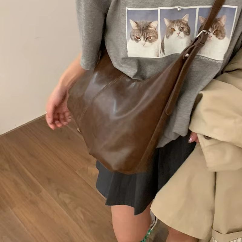 Vintage Large-Capacity Underar - Crossbody Bag Women のレビューと価格