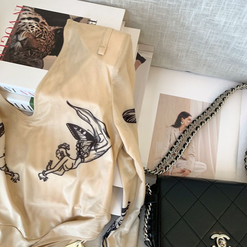 Bodysuits Woman Womens Y2K Str - Women'S Fashion In The 90S のレビューと価格