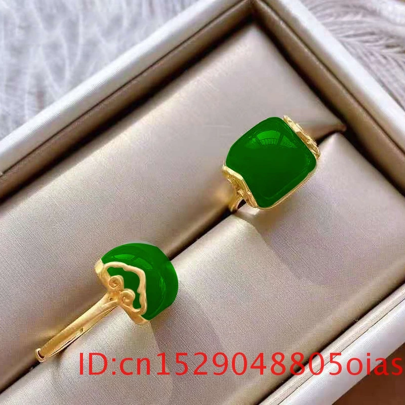 Natural Hetian Jade Ring Fashi - Women Fashion Jewellery のレビューと価格