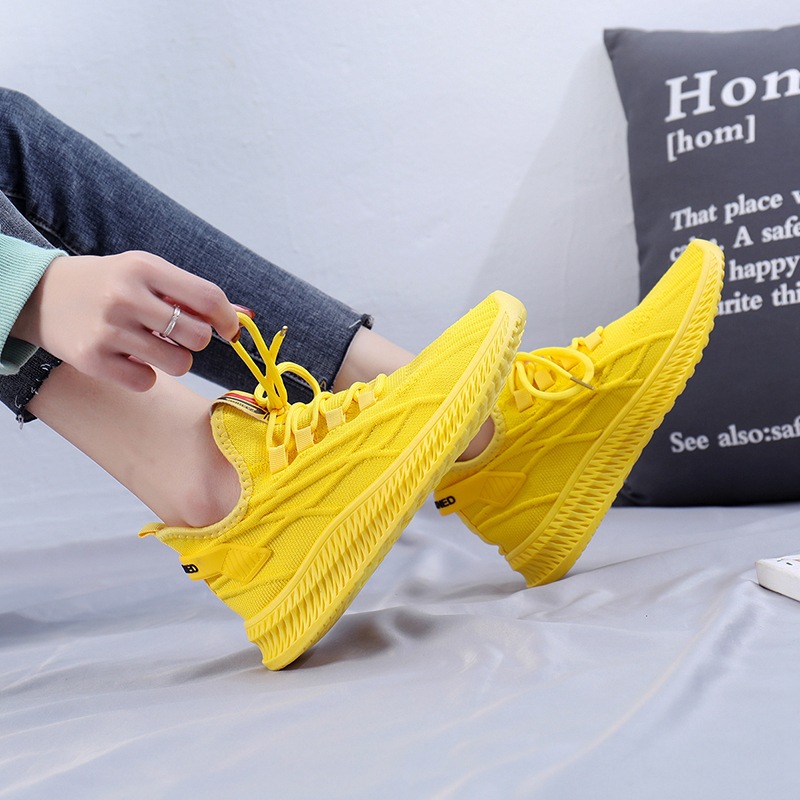 2026 Fashion Spring Female Sne - Women'S Yellow Fashion Sneakers のレビューと価格