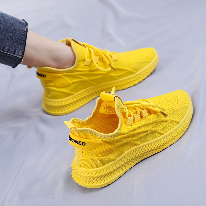 2026 Fashion Spring Female Sne - Women'S Yellow Fashion Sneakers のレビューと価格